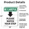 Signmission Safety Culture Sign, 18 in Width, Plastic, Rectangle OS-2PACK-BC-P-1824-V-10115 - alternate 2